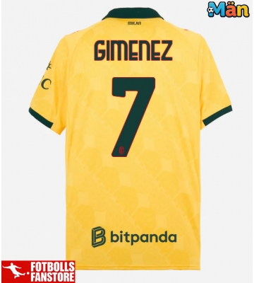 AC Milan Santiago Gimenez #7 Tredje Tröja 2025-26 Kortärmad